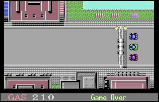 Hot Rod - Commodore 64 game screenshot (1990) by Activision